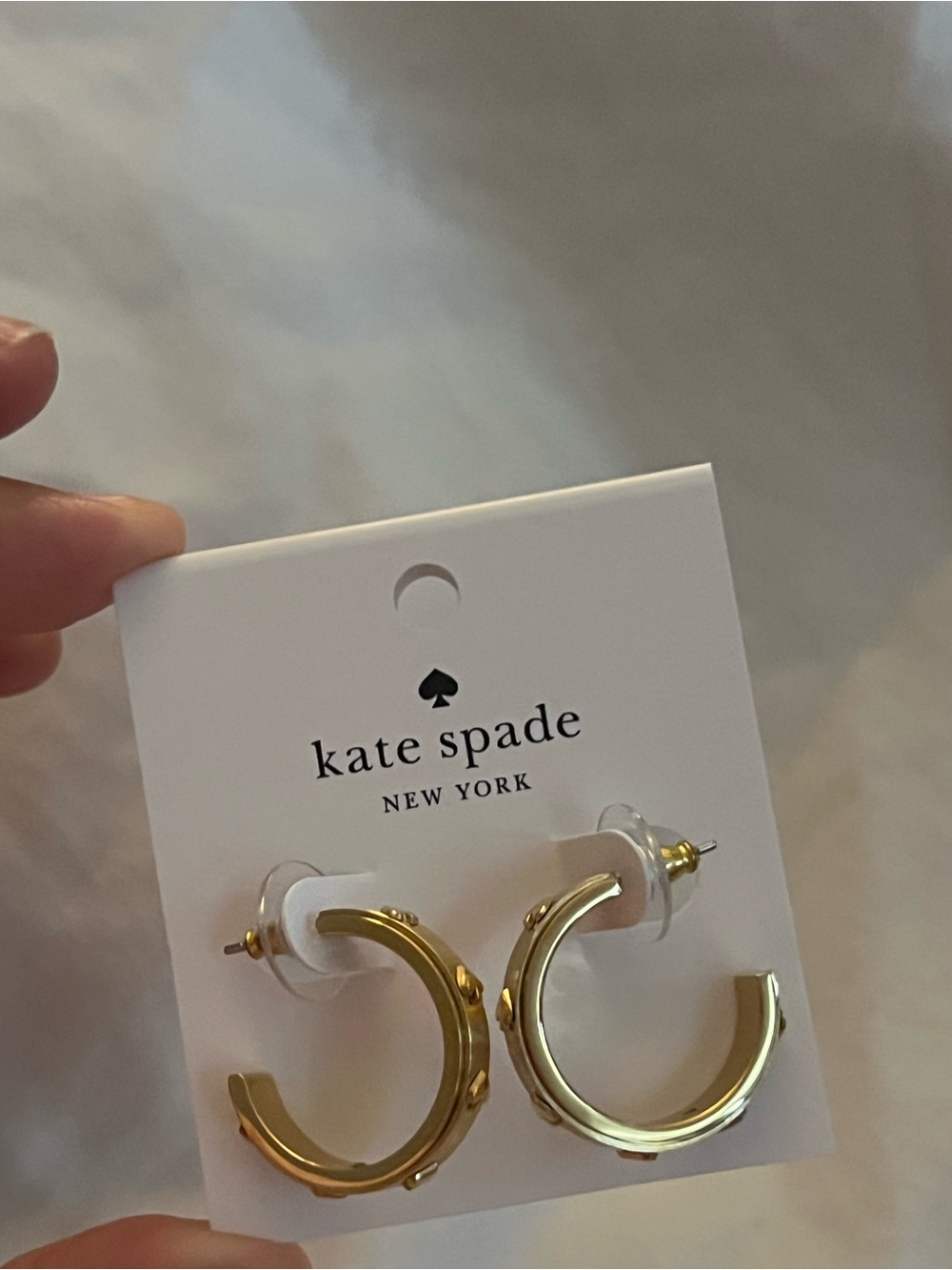 kate spade Gold Hoop Earrings